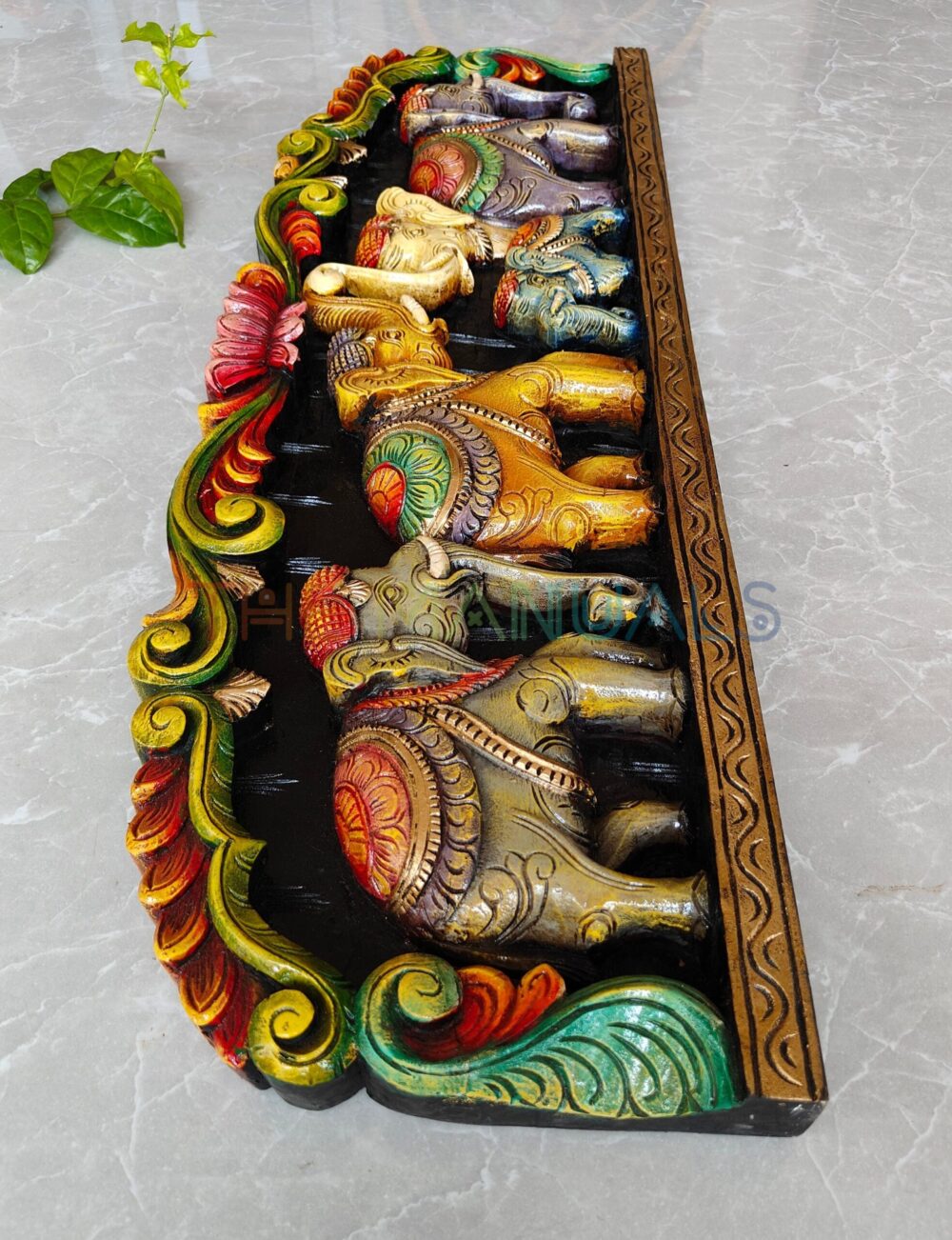 Multicolour Elephants Wall Panel - Image 2