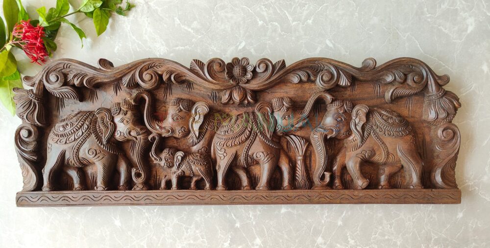 Multicolour Elephants Wall Panel - Image 3