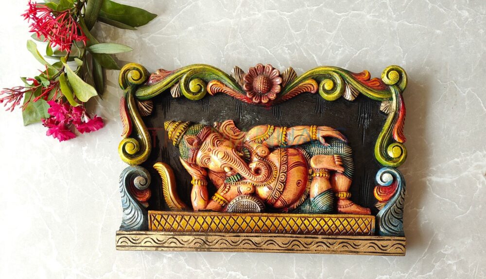 Sleeping Ganesha Wall Hanging - Image 3