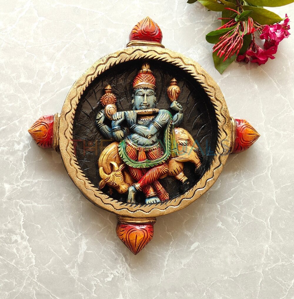 lord krishna with cow - Image 2