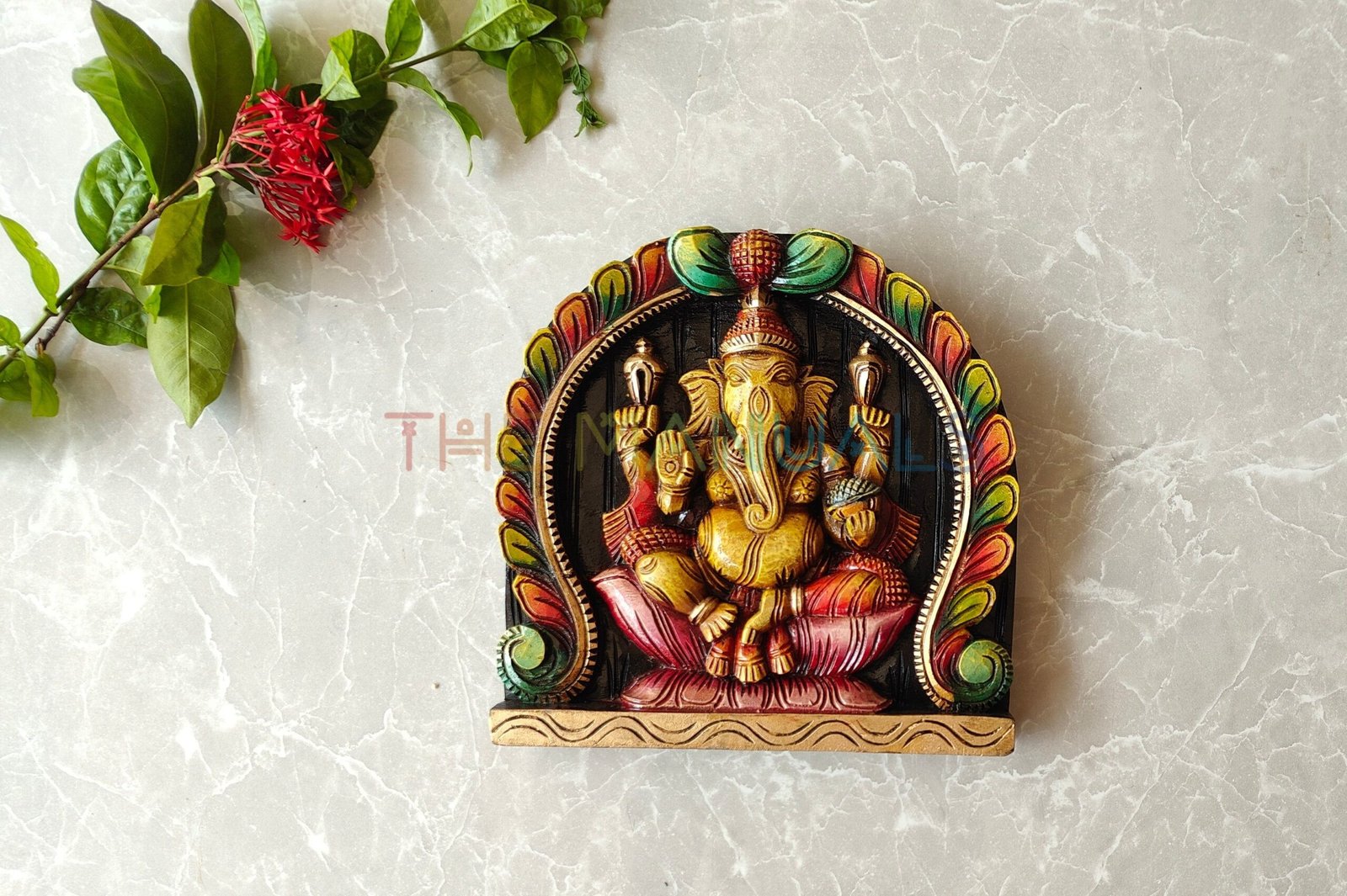 Handcrafted Wooden Lord Ganesha Wall Hanging