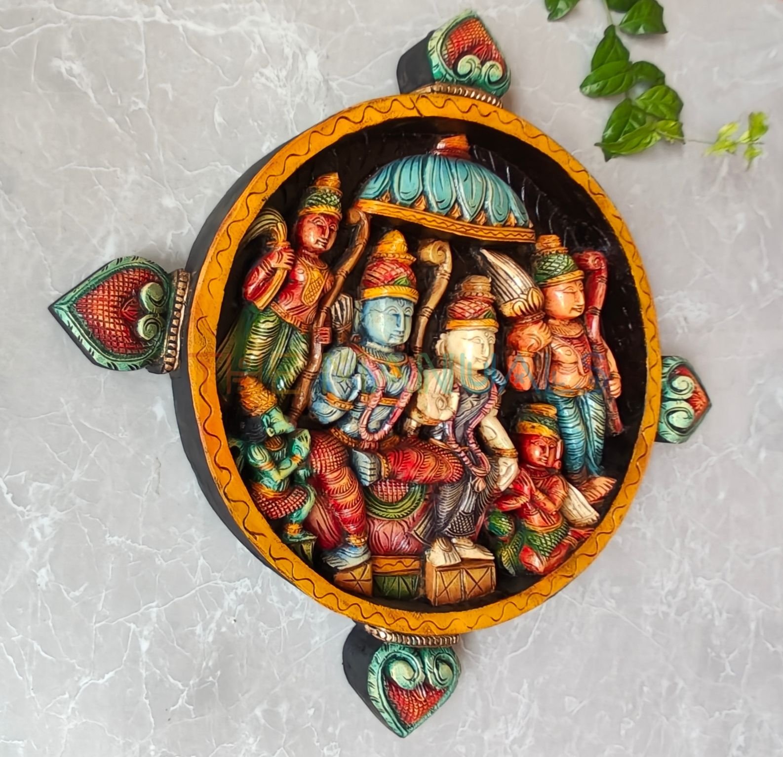Rama Pattabhishekam Wall Hanging - Image 2