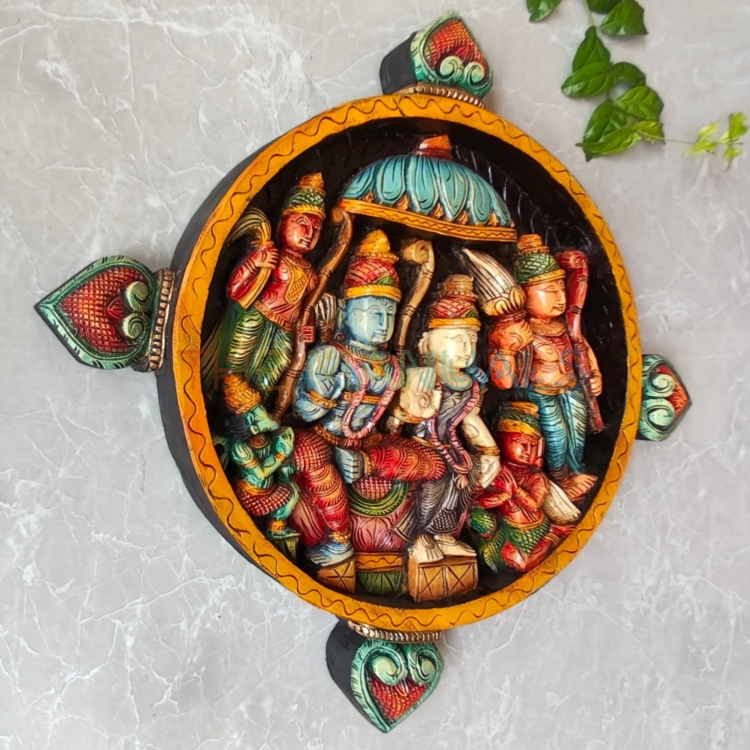 Rama Pattabhishekam Wall Hanging - Image 3